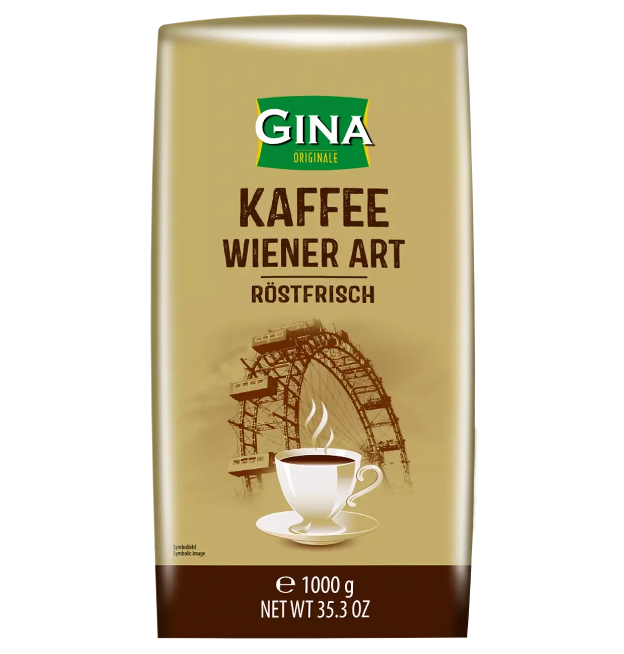Gina Kaffee Wiener Art Kawa Ziarnista 1 kg