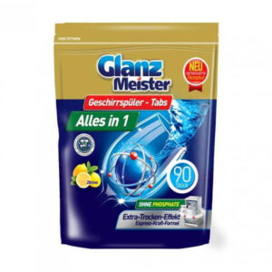 GlanzMeister Alles in 1 Zitrone Tabletki do Zmywarki 90 szt. DE