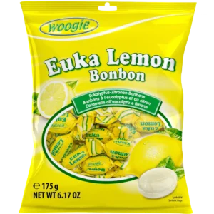 Woogie Cukierki Eukaliptusowo-Cytrynowe 175 g