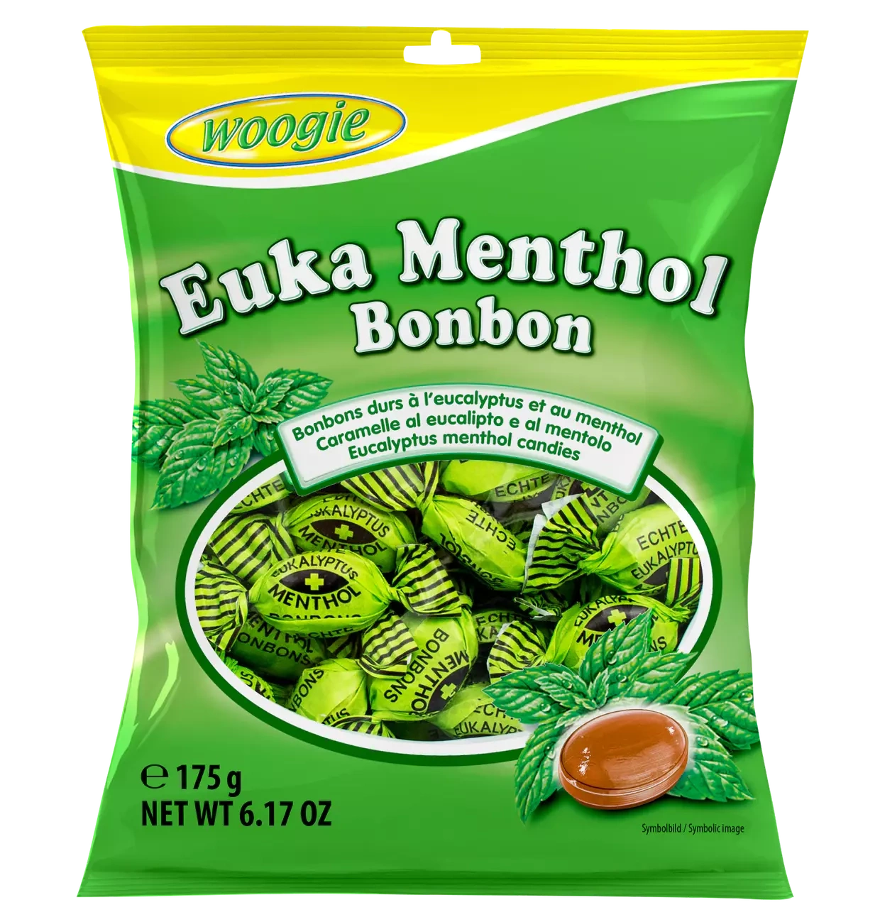 Woogie Cukierki Miętowo Eukaliptusowe 175 g