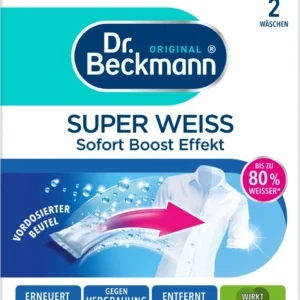 Dr.Beckmann Super Weiss Wybielacz 2 x 40 g DE