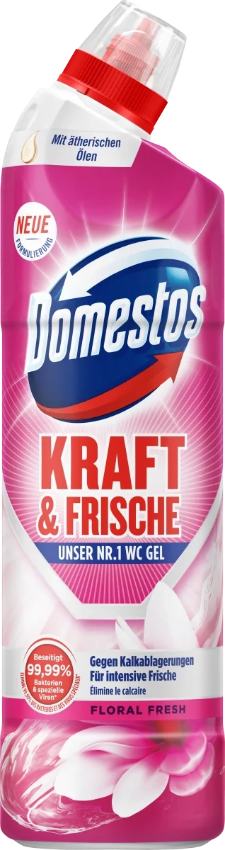Domestos Kraft & Frische Floral Fresh Żel WC 750 ml