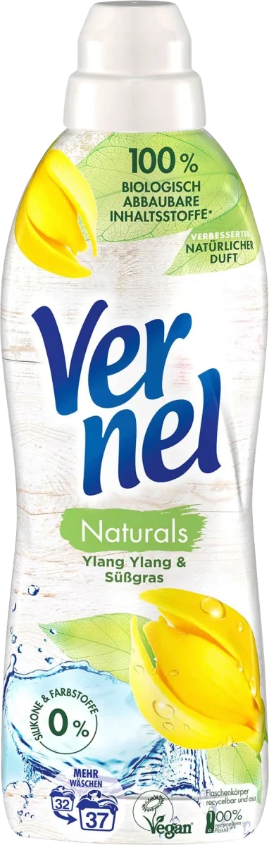 Vernel Naturals Ylang Ylang & Süßgras Płyn do Płukania 37 prań
