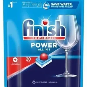 Finish Powerball All in 1 Kapsułki do Zmywarki 20 szt.