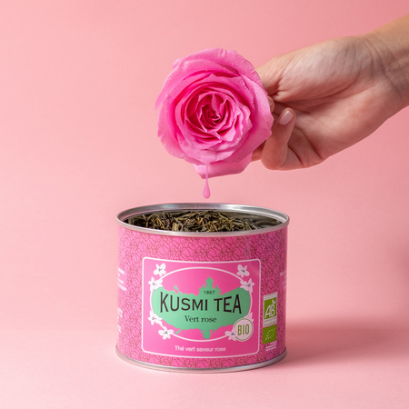 Kusmi Tea - herbata zielona sypana Green rose EKO 100 g - obrazek 2