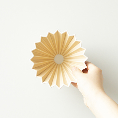 ORIGAMI - Dripper S Matowy beżowy - obrazek 3