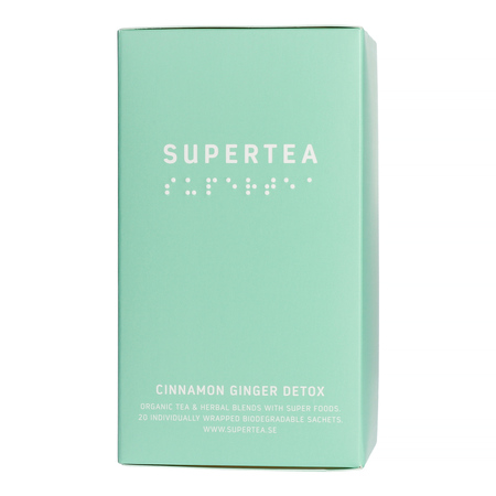 Teministeriet - herbata ziołowa Supertea Cinnamon Ginger Detox EKO 20 saszetek