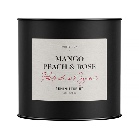 Teministeriet - herbata biała sypana Fairtrade Collection Mango Peach & Rose EKO 50 g
