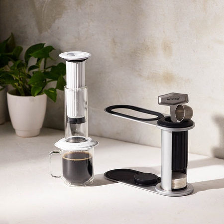 AeroPress Premium - Glass Coffe Maker White - obrazek 5