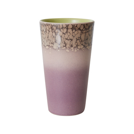 HKliving - Kubek ceramiczny Latte 70s Haze 300ml