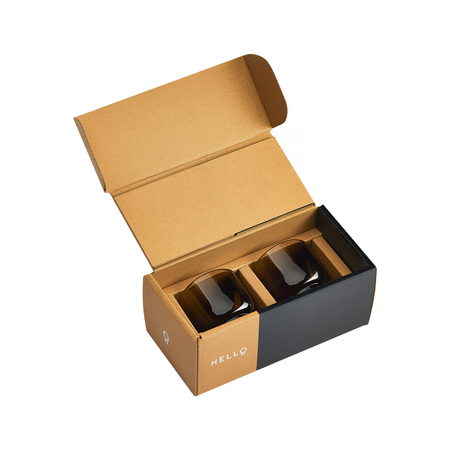 Fellow - zestaw dwóch szklanek Pirch Espresso 100 ml - Bursztynowy - obrazek 2