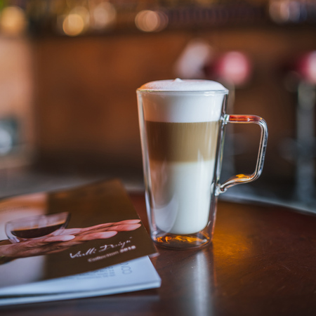 Vialli Design - Diva zestaw 2 szklanek latte z podwójną ścianką 350ml - obrazek 5