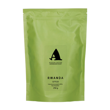 Audun Coffee - kawa ziarnista Rwanda Gitesi Natural Filter 250g