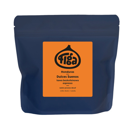Figa Coffee - kawa ziarnista bezkofeinowa Honduras Dulces Suenos Water Process Decaf Espresso 250 g