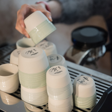 Loveramics Dale Harris - Kubek 150ml - Flat White Cup - Celadon Green - obrazek 2