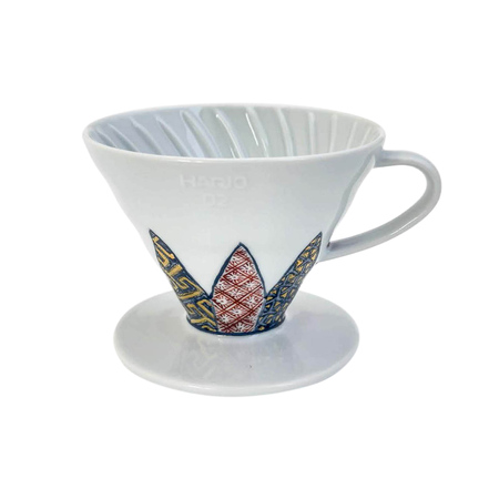 HARIO drip ceramiczny TACHIKICHI V60 Shonzui 1-4 fil. biały