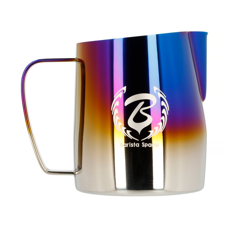 Barista Space - Dzbanek do mleka Titanium Half Blue 450ml