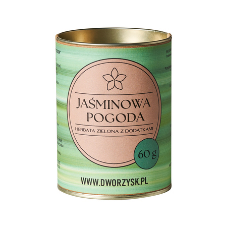 Dworzysk - herbata zielona sypana Jaśminowa Pogoda 60 g
