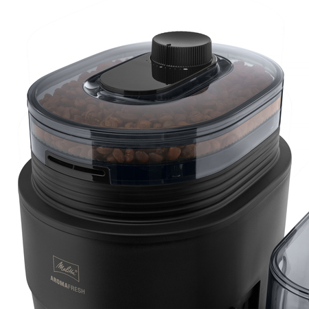 Melitta - AromaFresh II Czarny Mat - Ekspres przelewowy z wbudowanym młynkiem - obrazek 2