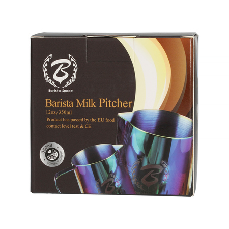 Barista Space - Dzbanek do mleka Titanium Black 350 ml - obrazek 6