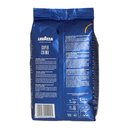 Lavazza - kawa ziarnista Super Crema 1 kg - obrazek 2