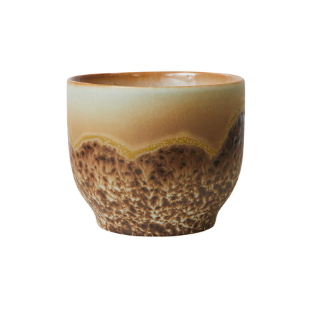 HKliving - Kubek ceramiczny Cafe 70s Shell 250ml