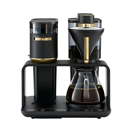 Melitta - EPOS Czarno-złoty - Ekspres przelewowy z wbudowanym młynkiem