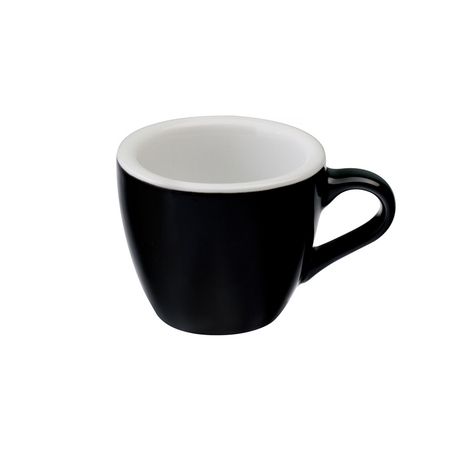 Loveramics Egg - Filiżanka i spodek Espresso 80 ml - Black - obrazek 2