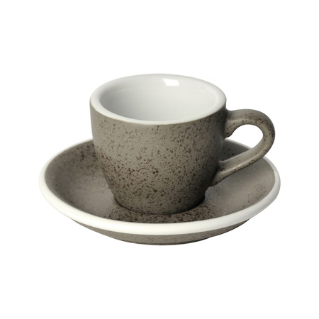 Loveramics Egg - Filiżanka i spodek Espresso 80 ml - Granite