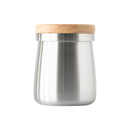 Acaia Portafilter Dosing Cup M - Pojemnik na mieloną kawę z wieczkiem - srebrny