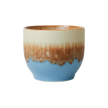 HKliving - Kubek ceramiczny Cafe 70s Shores 250ml