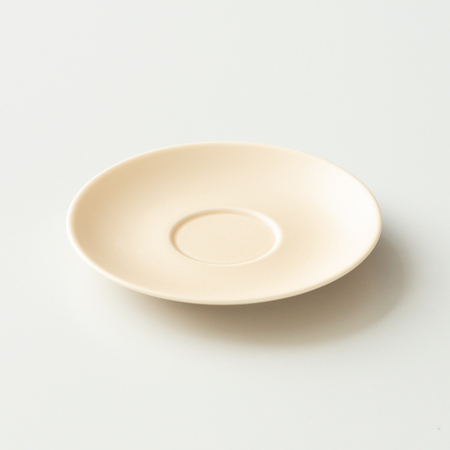 ORIGAMI - Spodek ceramiczny Aroma Matowy beżowy - obrazek 2