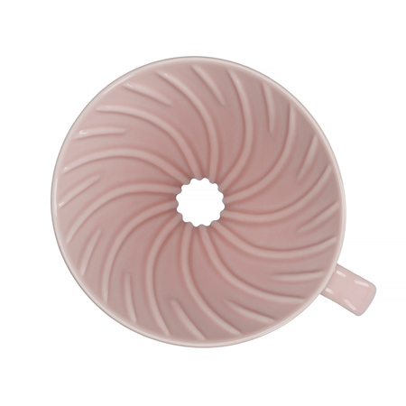 Hario ceramiczny Drip V60-02 Różowy |VDC-02-PPR-UEX| - obrazek 3