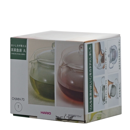 Hario Chacha Kyusu-Maru - Czajnik do zaparzania herbaty 700ml - obrazek 3