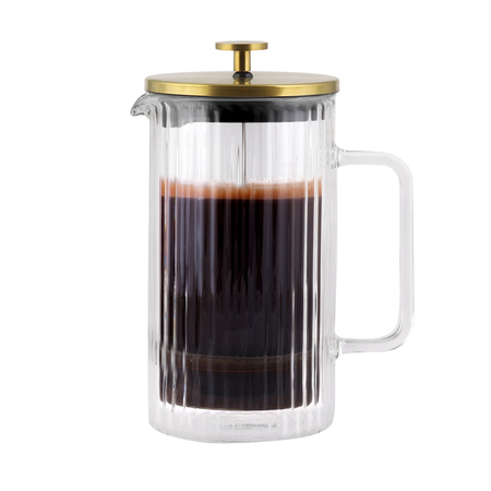 Vialli Design - Tulip French Press złoty mat 1l - obrazek 3