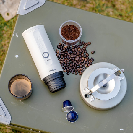 Outin - Nano Espresso Maker - Przenośny ekspres Pearl White - obrazek 3