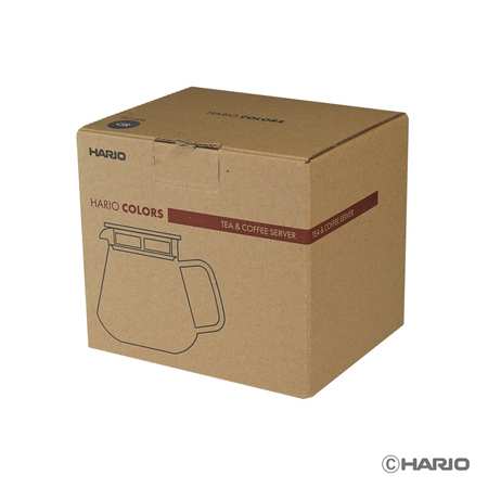 Hario - Colors Tea & Coffee Server - Serwer z filtrem szary 600ml - obrazek 4