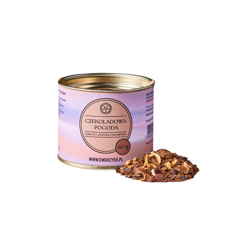 Dworzysk - herbata rooibos sypana Czekoladowa Pogoda 60 g - obrazek 3