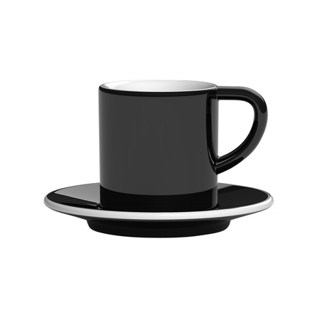 Loveramics Bond - Filiżanka i spodek Espresso 80 ml - Black - obrazek 2