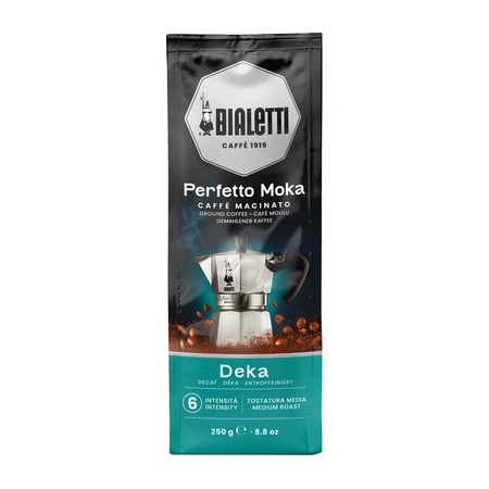Bialetti - kawa mielona bezkofeinowa Perfetto Moka Deka 250 g