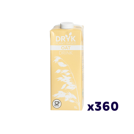 DRYK - Oat Barista - Napój owsiany 1L - zestaw 360 sztuk