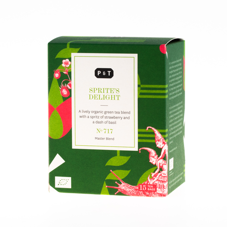 Paper & Tea - herbata zielona Sprite's Delight EKO 15 saszetek