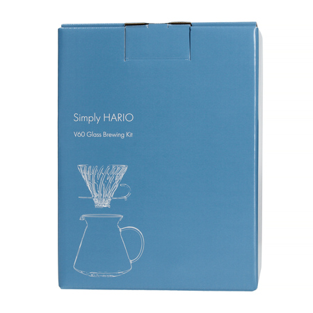 Hario V60 Glass Brewing Kit zestaw szklany dripper + serwer + filtry - obrazek 2