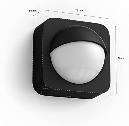 Philips Hue Zewnętrzny czujnik ruchu, inteligentne sterowanie oświetleniem, szeroki kąt widzenia, automatyczne działanie, łatwy montaż - obrazek 3
