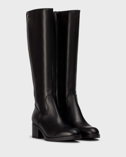 Wonders Czarne buty SANTAFÉ 50 - obrazek 4