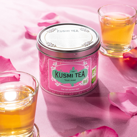 Kusmi Tea - herbata zielona sypana Green rose EKO 100 g - obrazek 5