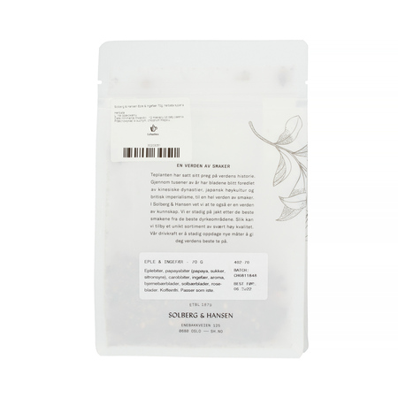 Solberg & Hansen - herbata owocowa sypana Eple & Ingefaer 70 g - obrazek 2