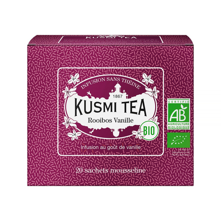 Kusmi Tea - herbata rooibos z Vanilią EKO 20 saszetek