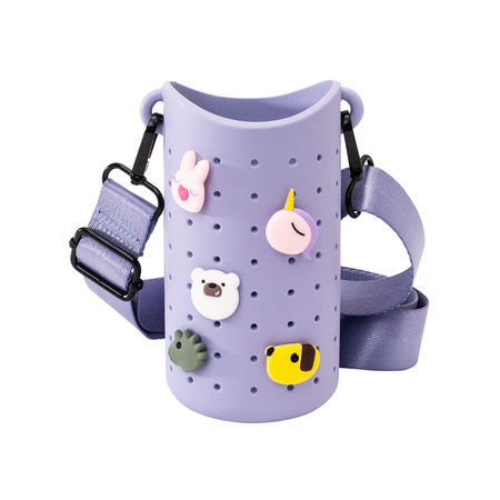 Asobu - pokrowiec Sling na butelkę Bestie - fioletowy