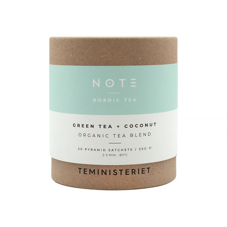Teministeriet - herbata zielona NOTE Green Tea Coconut EKO 20 saszetek